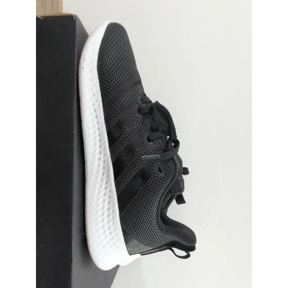 Adidas Puremotion Womens 9 Running Shoes Black White Sneakers FY8233
